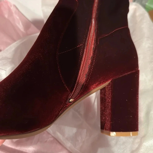 Smash Shoes Women's Malia Extra Wide Calf Block Heels Over-the-Knee Boots - Exte - Picture 5 of 7